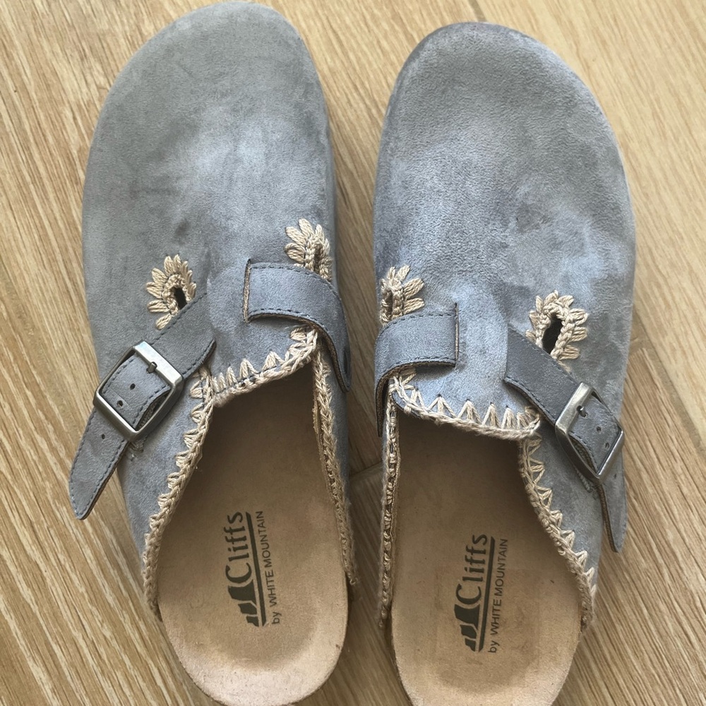 Cliffs by WHITE MOUNTAIN Soft Blue Clogs Size 9